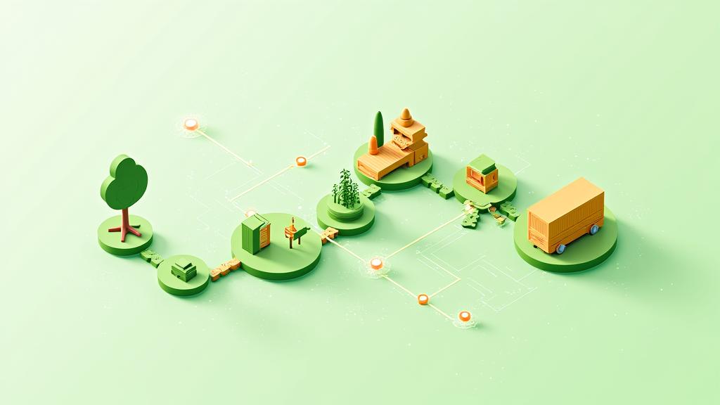 農場から消費者までのトレーサビリティフローの図